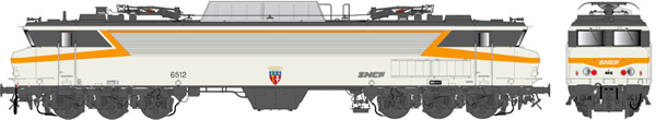 LS Models 10827S - French Electric Locomotive CC 6512 of the SNCF (Sound Decoder)
